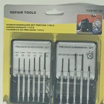 Surubelnite precizie, 11 surubelnite, 1.0 mm - 3.0 mm