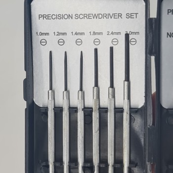 Surubelnite precizie, 11 surubelnite, 1.0 mm - 3.0 mm