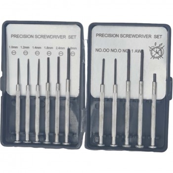 Surubelnite precizie, 11 surubelnite, 1.0 mm - 3.0 mm