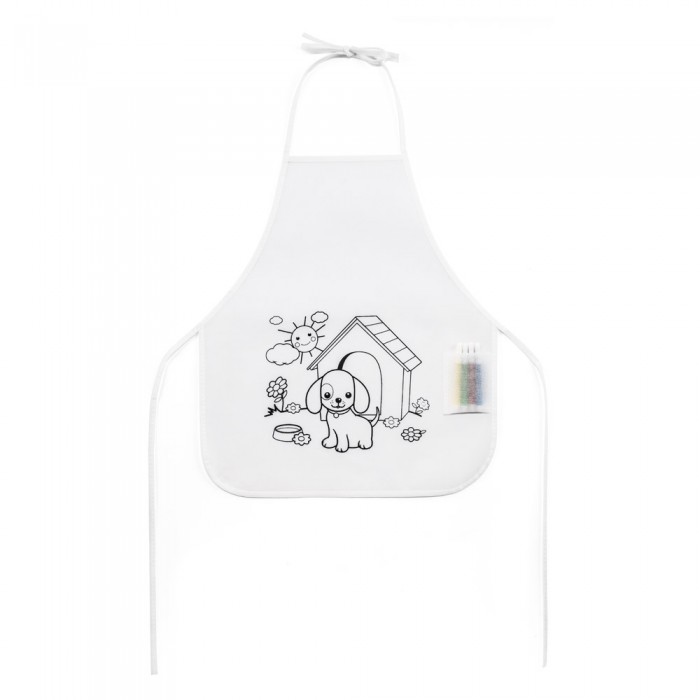 Alb, kutyás, színes ceruzák, gyerekek, 380 x 430 mm