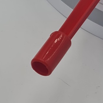 Jucarie interactiva, roata zornaitoare, 20 x  40 cm, rosu/albastru