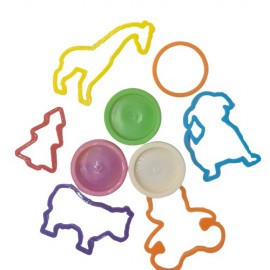 Plastilina, 3 cutii, forme...