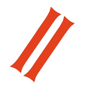 Felfújható játék, felfújható bot, 600 x 100 mm, piros