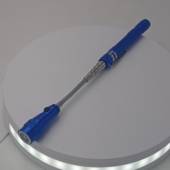 Recuperator Telescopic cu sistem de prindere la curea , Varf Magnetic, Lungime Maxima 67 Cm, albastru