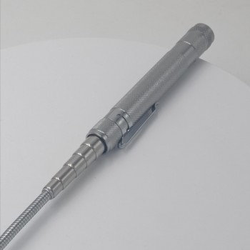 Recuperator Telescopic cu sistem de prindere la curea , Varf Magnetic, Lungime Maxima 67 Cm, gri