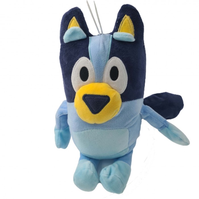 Interaktív játék, kutya, énekes, kék, 28 x 18 cm