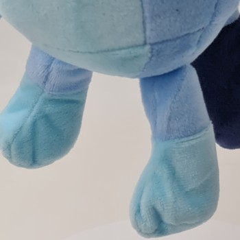 Interaktív játék, kutya, énekes, kék, 28 x 18 cm