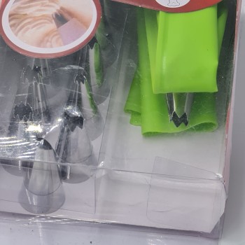 Ornare tort, model simplu, 12 capete, punga, 4 x 4 cm, M2