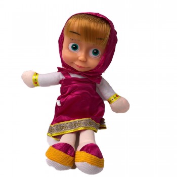 Jucarie Papusi Masha si Ursul, Masha cu Scufita Roz care canta si Ursul care Sforaie