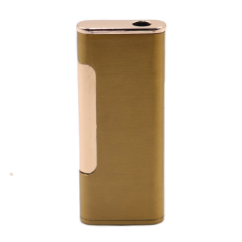 Bricheta aurie cu buton auriu, antivant, reincarcabila