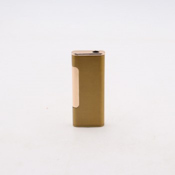 Bricheta aurie cu buton auriu, antivant, reincarcabila