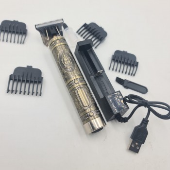 Aparat de Tuns si Ras, Lame Detasabile, Acumulator, 15 cm, Auriu