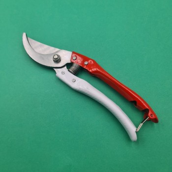 Foarfeca de Gradina, Inchidere Manuala, Alb si Rosu, 22 cm, Arc de Rezerva