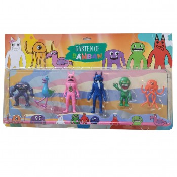 jucarii 6 figurine plastic Garten of BanBan, multicolore, 6-10 cm