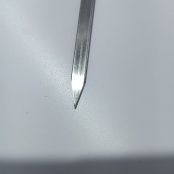 Tepusa Pentru Frigarui cu Inel, 60 cm, Metal, Argintiu