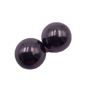 Jucarie de 2 Bile Magnetice Antistres, Rotunde, Negre