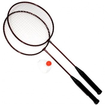 Jucarie 2 Palete Badminton din Metal siFluturas