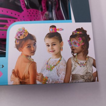 Jucarie de Facut Bijuterii din Margele Pentru Copii, Diferite Accesorii, Multicolor
