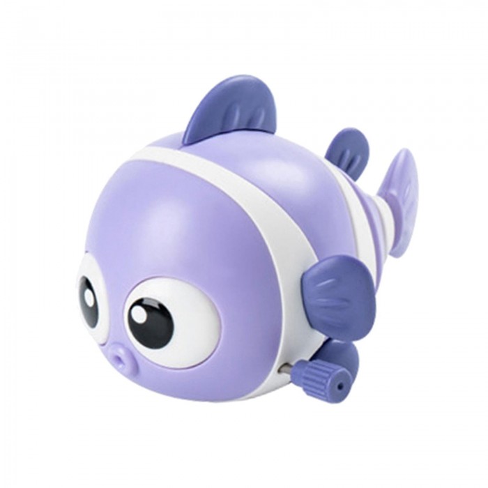 Halacska modell játék, gyerekeknek, előre haladó kerék, Fehér/Lila, 9 cm