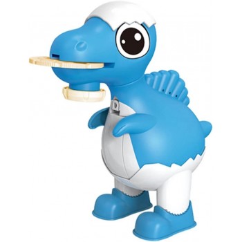 Dinós projektor, rajzolós játék gyerekeknek, 20 cm, kék