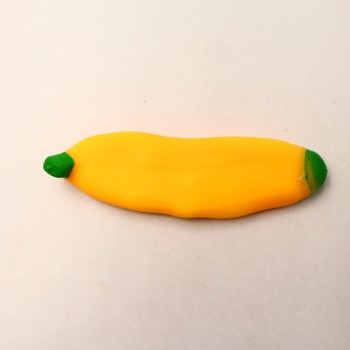 Jucarie squeeze, model banana, Antistres, galben,13 cm , pentru copii si adulti