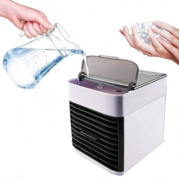 Aparat De Aer Conditionat, Cu Functie De Racire, Umidificare Si Purificare A Aerului, Gri/Alb