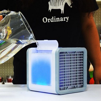 Aparat De Aer Conditionat, Cu Functie De Racire, Umidificare Si Purificare A Aerului, Gri/Alb