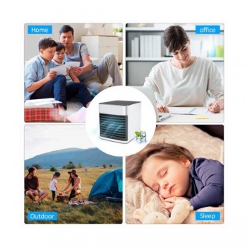 Aparat De Aer Conditionat, Cu Functie De Racire, Umidificare Si Purificare A Aerului, Gri/Alb
