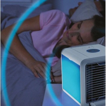 Aparat De Aer Conditionat, Cu Functie De Racire, Umidificare Si Purificare A Aerului, Gri/Alb