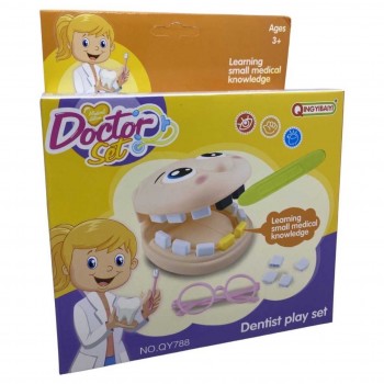 joaca medic dentist cu accesorii, pentru copii, +3 ani