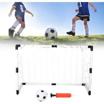 poarta cu Plasa Pentru Fotbal, Minge si Pompa Inclusa, 120x57x83 cm