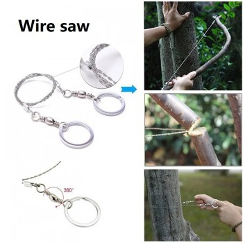 Kit Supravietuire 11 in 1, Busola, Fluier, Lanterna, Cutit, Pix, Fierastrau, Cutie Negru