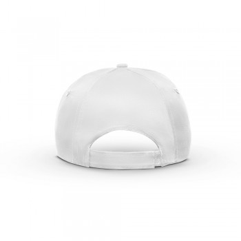 Sapca din poliester cu 6 panouri si ochiuri, inchidere reglabila cu scai, 580 mm