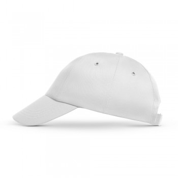 Sapca din poliester cu 6 panouri si ochiuri, inchidere reglabila cu scai, 580 mm