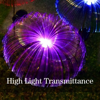 Set 2 Ghirlande luminoase solare, pentru gradina, model Meduza, Led-uri colorate,70 cm