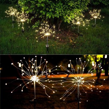 Ghirlanda Luminoasa Solara, Pentru Gradina, Lumina Alba, 70 cm