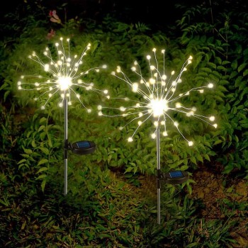 Ghirlanda Luminoasa Solara, Pentru Gradina, Lumina Alba, 70 cm