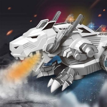 Jucarie Interactiva Dragon, Cu Luminite, Sunete Si Fum, 13 x 40 Cm