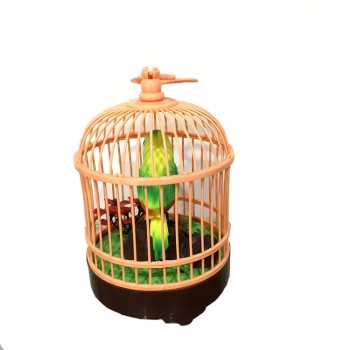 Figurine Pasari, In Cusca, Multicolor, Sunete Din Natura, 15 X 12 X 17 Cm