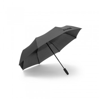 Poncsó ernyő, automatikus nyitás és zárás, 25 cm, fekete