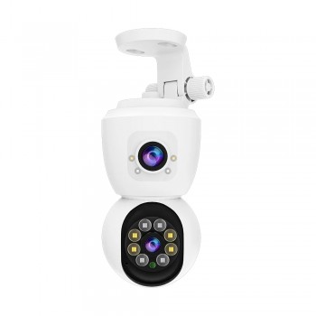 Camera de Supraveghere cu MicroSD 32GB WiFi, Dubla, Model JT-8292, 1080p Full HD, Baby Monitor, cu Senzor de Miscare