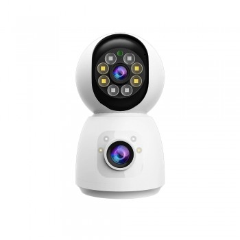 Camera de Supraveghere cu MicroSD 32GB WiFi, Dubla, Model JT-8292, 1080p Full HD, Baby Monitor, cu Senzor de Miscare