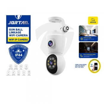 Camera de Supraveghere cu MicroSD 32GB WiFi, Dubla, Model JT-8292, 1080p Full HD, Baby Monitor, cu Senzor de Miscare