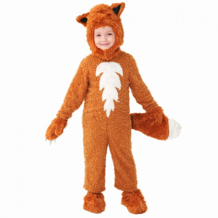 Costum de Vulpe Pentru Copii, 75 cm, Maro