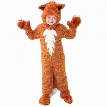 Costum de Vulpe Pentru Copii, 75 cm, Maro