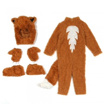 Costum de Vulpe Pentru Copii, 75 cm, Maro