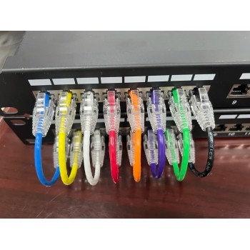 Cablu CAT 6A Slim UTP, 4PR/28AWG Pure Cooper, Patchcord, 8 inch, 20 cm