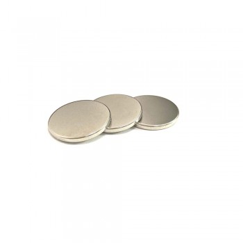 Set 20 Magneti Foarte Puternici, Gri, Disc, Simplu, 15 mm X 2 mm