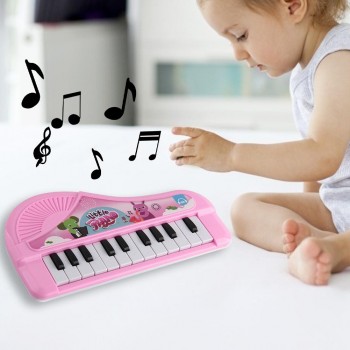 Jucarie muzicala cu pian, Pentru Copii, Jucarie educationala Instrumente muzicale, 24  x 14 cm