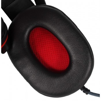 Casti Audio, Microfon, Gaming, Spuma, Noise Cancelling, Negru, 18 x 17